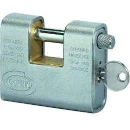 Corbin PL211 Armored Rectangular Padlock