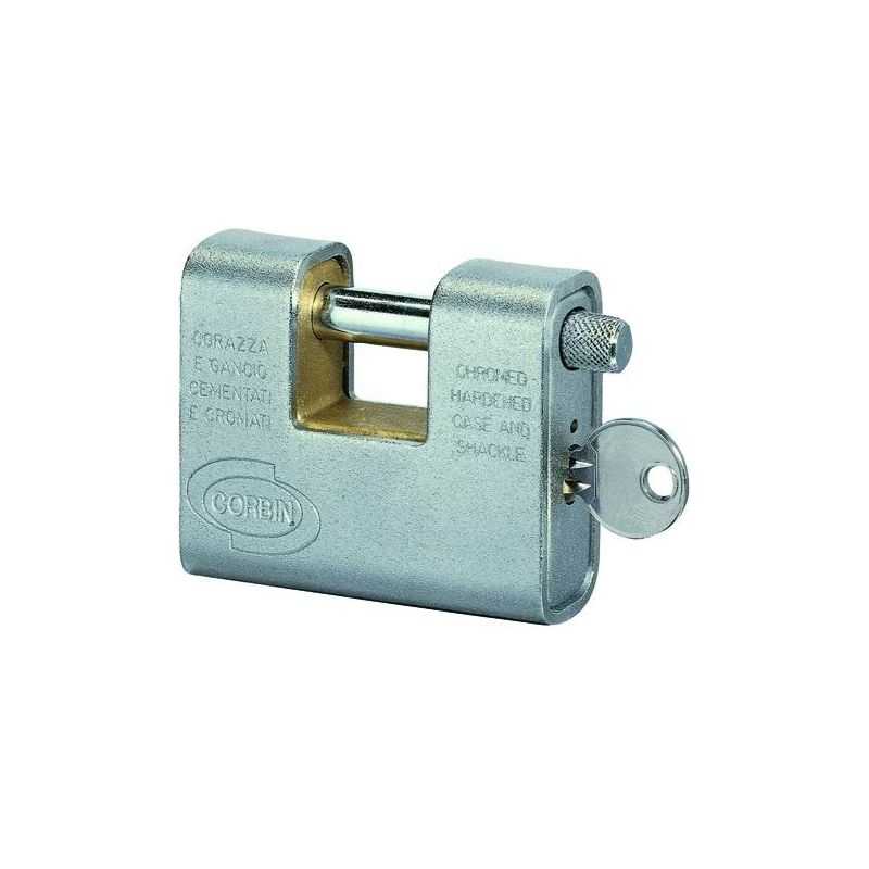 Corbin PL211 Armored Rectangular Padlock