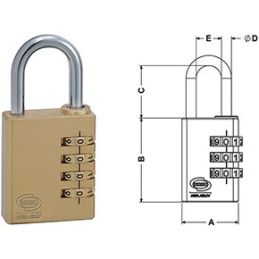 Lucchetto ad arco a Combinazione CORBIN