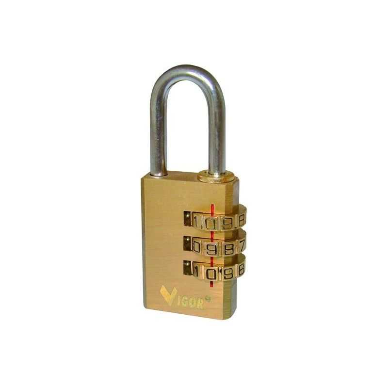 VIGOR combination shackle padlock