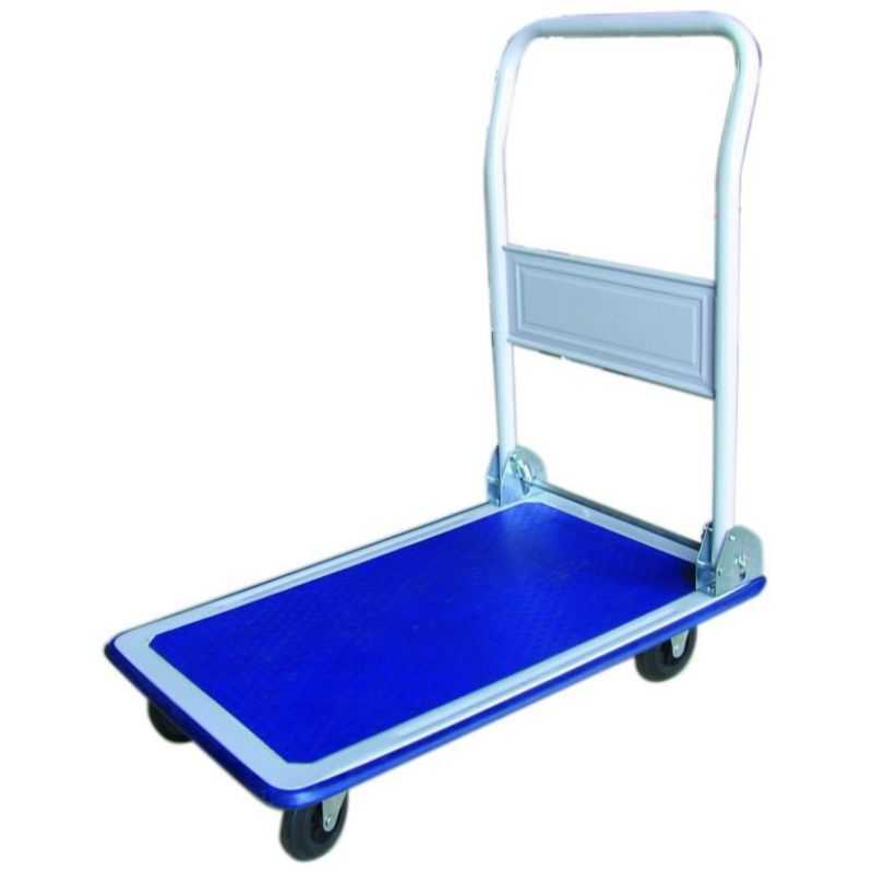 VIGOR Elio flatbed trolley with 4 wheels