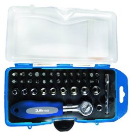 Hu-FIRMA bit and socket set 1/4 38 pcs