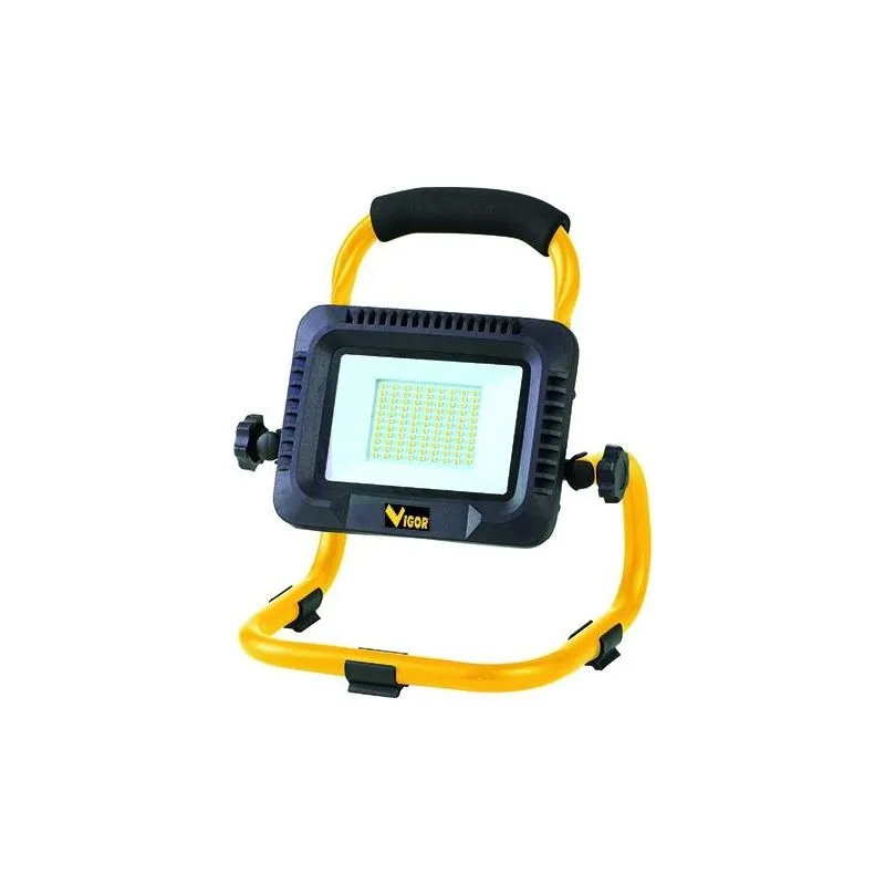 Faro portatile a LED Vigor WORKY PRO 50W ricaricabile Faro portatile a LED Vigor WORKY PRO 50W ricaricabile