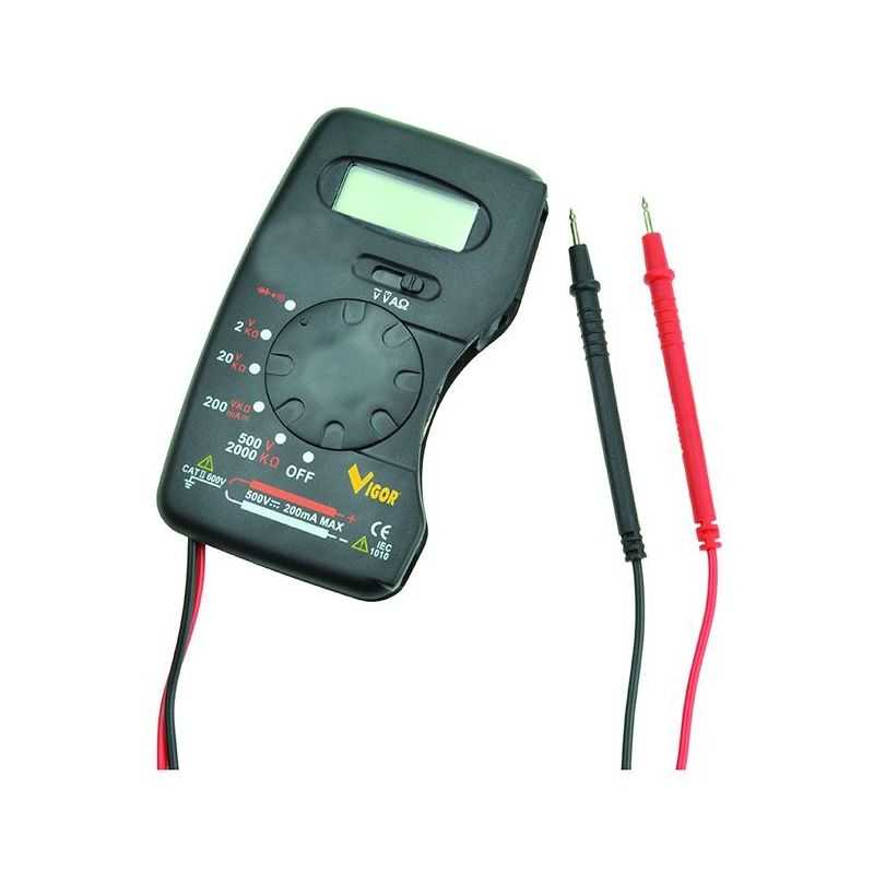 VIGOR COMPACT digital tester for electrical measurements