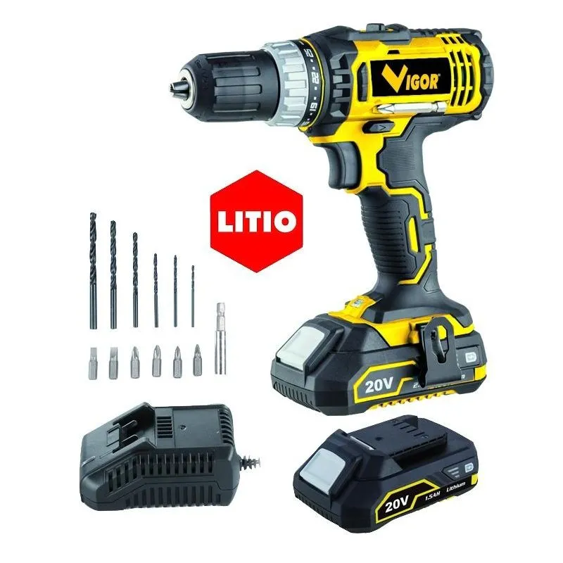Vigor VI-T20/LI 20V 1.5Ah lithium screwdriver drill