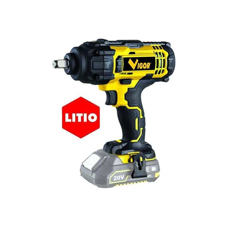 VIGOR VI-AI20/LI 20 Volt cordless impact wrench without battery