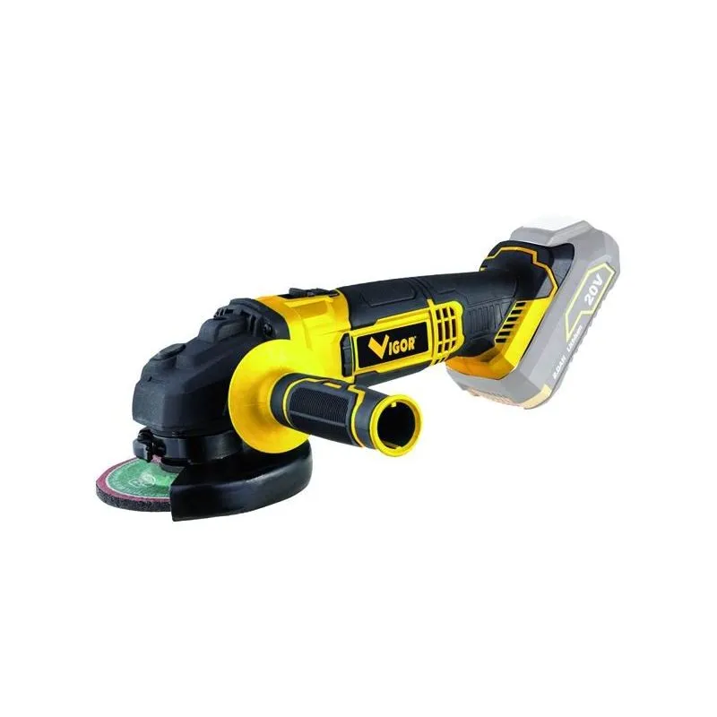 Cordless angle grinder VIGOR VI-S20/LI 20 Volt without battery