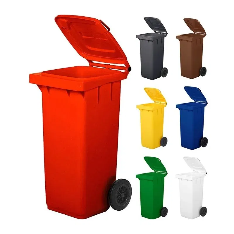 Bidone con coperchio per raccolta Differenziata - lt. 120