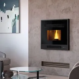 Pellet fireplace insert Montegrappa AZIMUT 9V Kw 9.3 ventilated