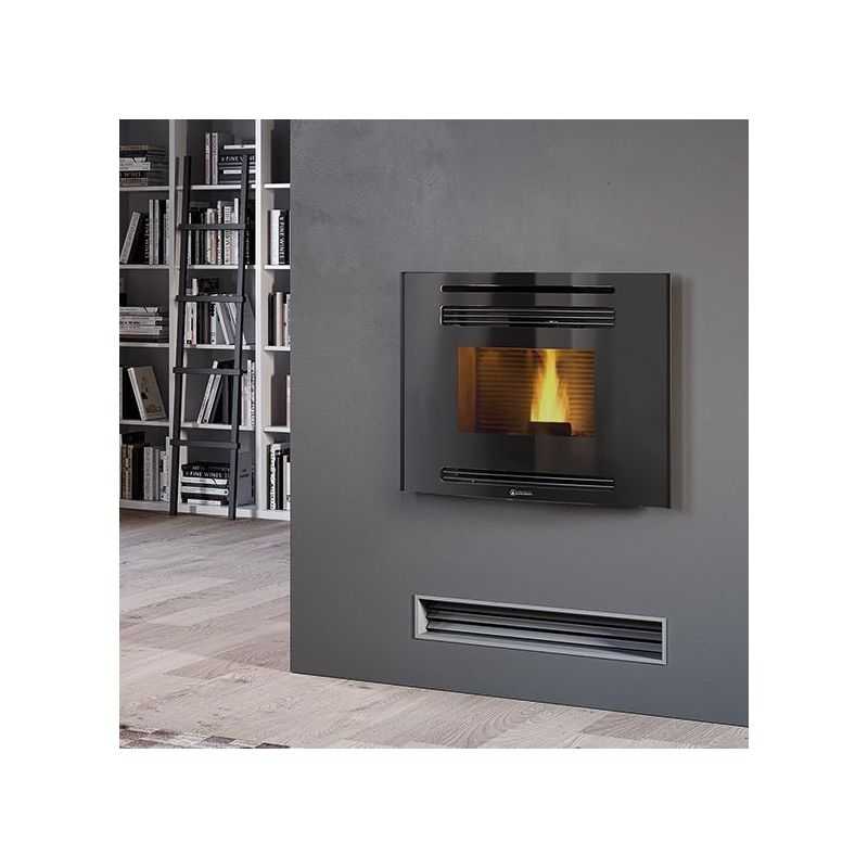 Pellet fireplace insert Montegrappa AZIMUT 9V Kw 9.3 ventilated