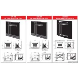Ducted Montegrappa AZIMUT 11X Kw 11.3 pellet fireplace insert