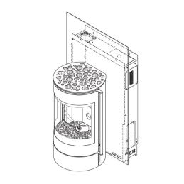 Pellet stove Caminetti Montegrappa ALTER EGO 8 Kw