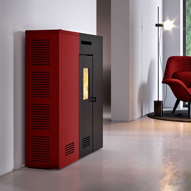 Pellet stove Slim Caminetti Montegrappa DUGLIA 9,8Kw ductable