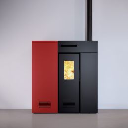 Pellet stove Slim Caminetti Montegrappa DUGLIA 9,8Kw ductable