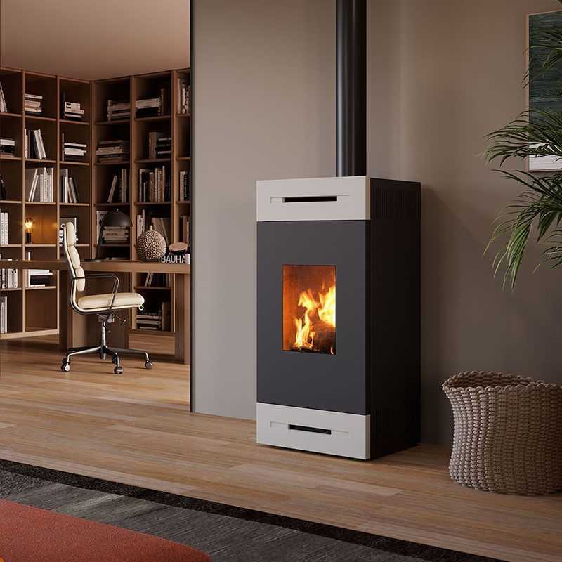 Wood stove Caminetti Montegrappa TILE M L13V 13Kw 5 STARS