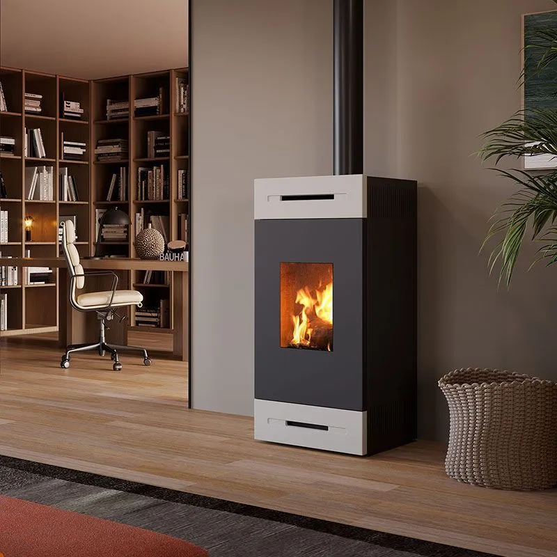 TermoStufa a legna IDRO Caminetti Montegrappa TILE MLW22V 5