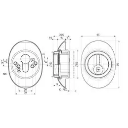 Defender® protettore MAGNETICO per cilindro sicurezza MOTTURA