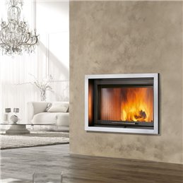 Montegrappa LIGHT 02 101x55 13 kW wood-burning fireplace