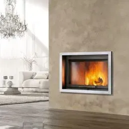 Montegrappa LIGHT 02 101x55 13 kW wood-burning fireplace