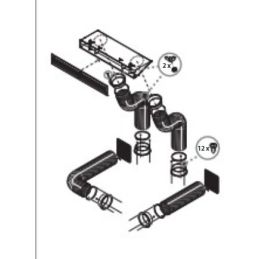 Natural convection air ducting kit 1530200100 Montegrappa