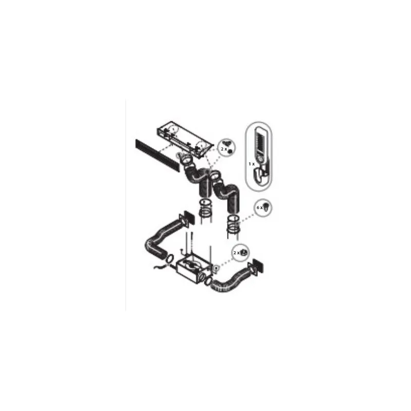 Forced air ducting kit 1530100200 Montegrappa Forced air ducting kit 1530100200 Montegrappa