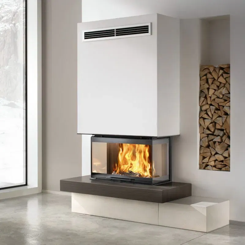 SLIDE cladding with BENCH for Montegrappa TECH-3 fireplace SLIDE cladding with BENCH for Montegrappa TECH-3 fireplace
