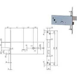 ISEO 981901BFZ double bit band lock