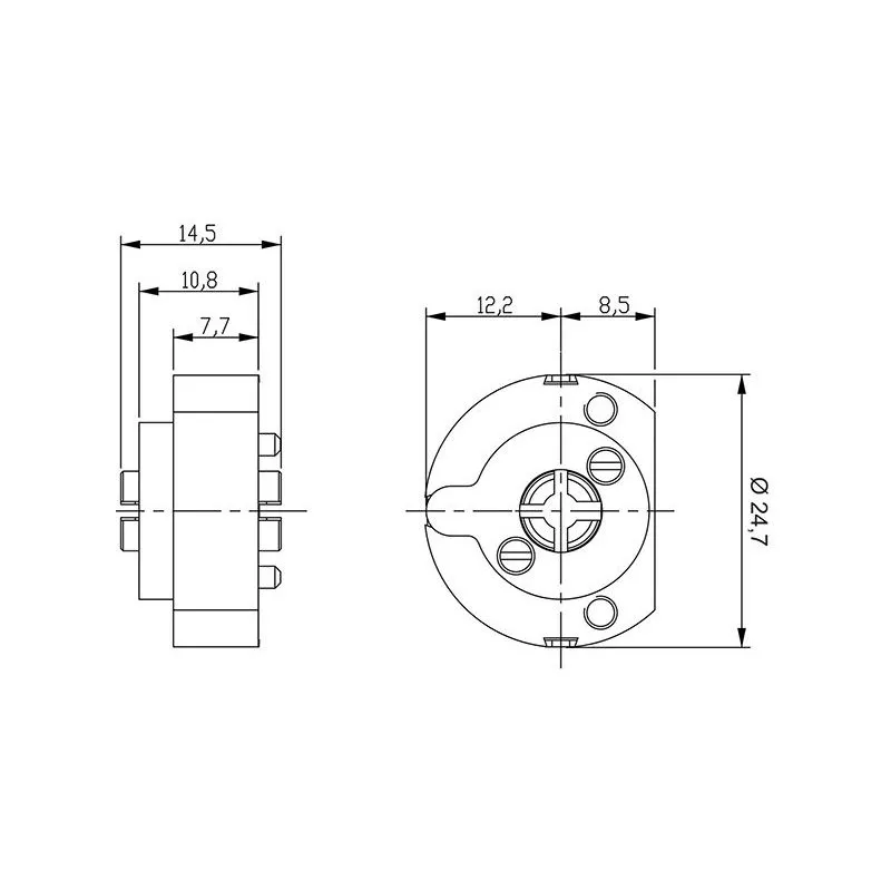 Spare cylinder for ISEO-FIAM 70.01.75 locks