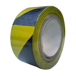 White/red or black/yellow adhesive signaling tape h 75mm