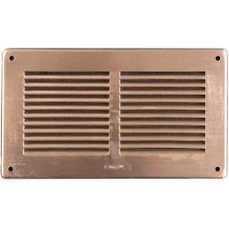 Rectangular copper ventilation grille 240X140