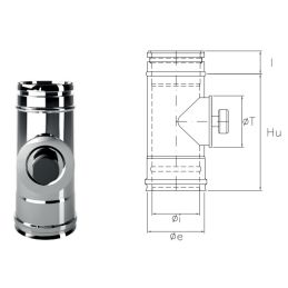 Inspection module IAIT ISOAIR INOX Double wall flue