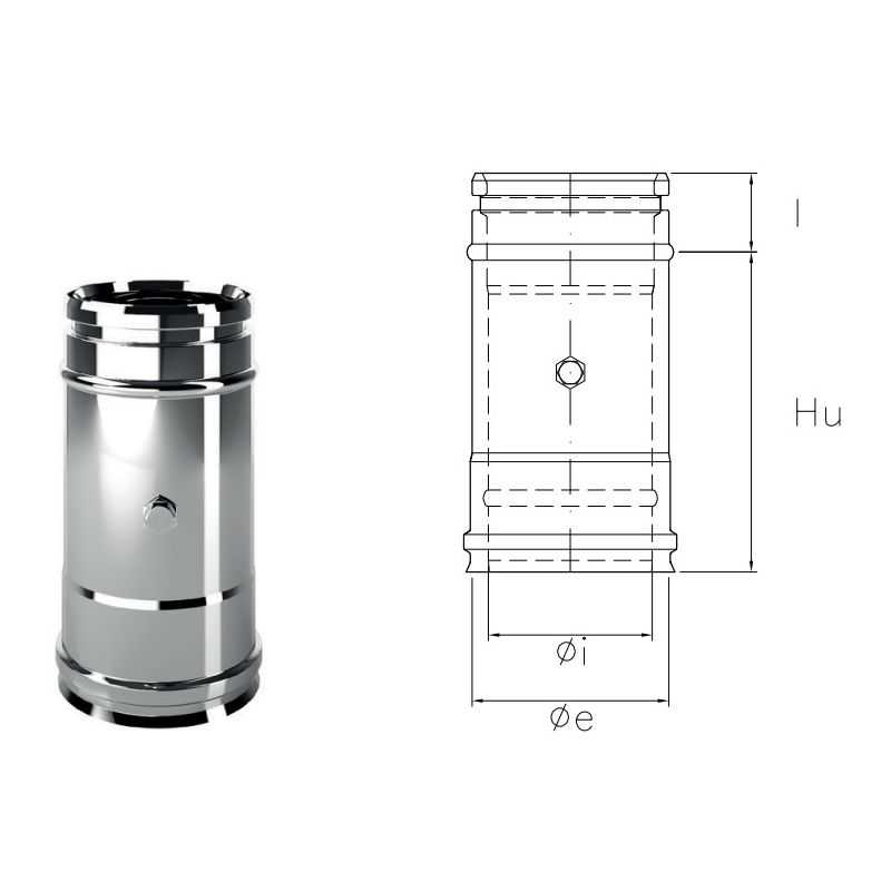 IAPF probe insertion detection module ISOAIR INOX Double wall