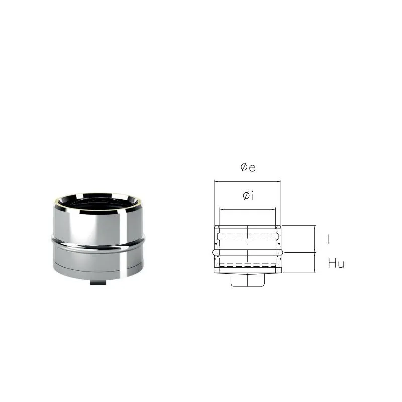 Blind cap I1TA ISO10 INOX Double wall flue Blind cap I1TA ISO10 INOX Double wall flue