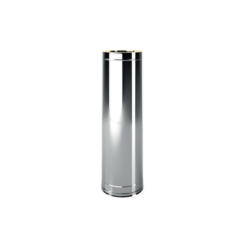 Tubo da 0,25 metro I5T2 ISO50 INOX Canna fumaria doppia parete