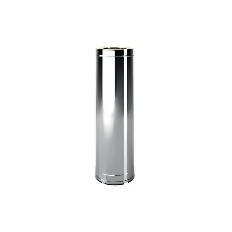 1 meter pipe I5T1 ISO50 INOX Double wall flue 1 meter pipe I5T1 ISO50 INOX Double wall flue