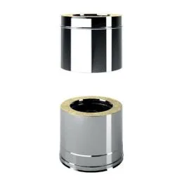 Tubo telescopico I5ET ISO50 INOX Canna fumaria doppia parete