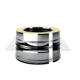 Piastra intermedia di supporto I5PI ISO50 INOX Canna fumaria