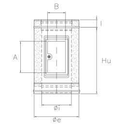 Inspection and unburnt collection module I5IF ISO50 INOX Double