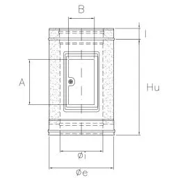 Inspection and unburnt collection module I5IF ISO50 INOX Double