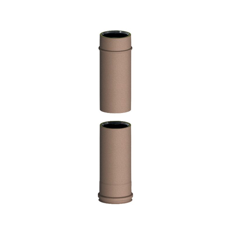 Telescopic pipe K1ET ISO10 RUSTY Double wall flue