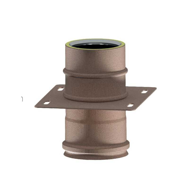 Intermediate support plate K1PI ISO10 RUSTY Double wall flue