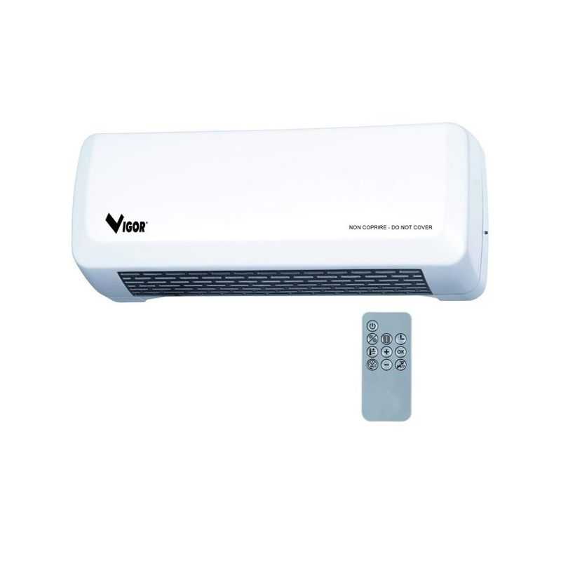 Stufa Termoconvettore a parete Vigor V-TCPA 2000W