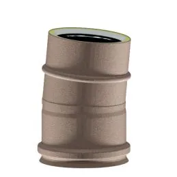 5° bend K1C05 ISO10 RUSTY Double wall flue
