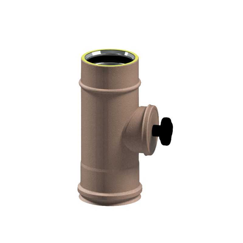 Inspection module K1IT ISO10 RUSTY Double wall flue