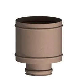 Cappello terminale antintemperie K1AR ISO10 RUSTY Canna fumaria
