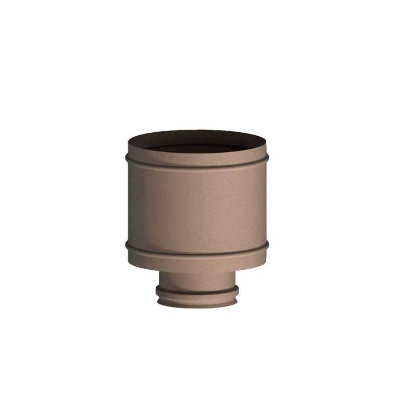 Terminal cap K1AR ISO10 RUSTY Double wall flue