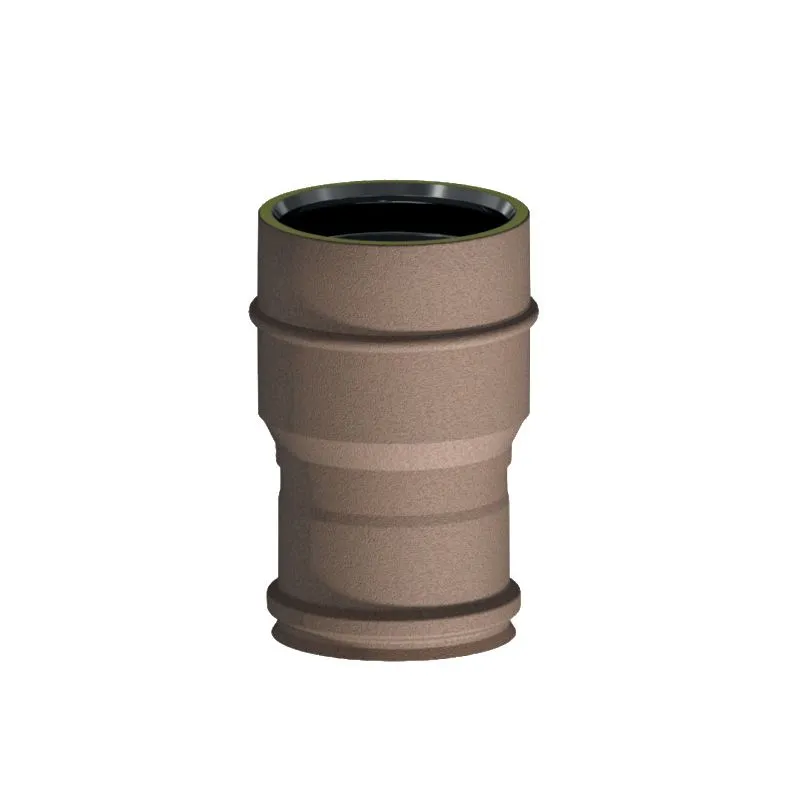 Increased fitting K1RCDA ISO10 RUSTY Double wall flue Increased fitting K1RCDA ISO10 RUSTY Double wall flue