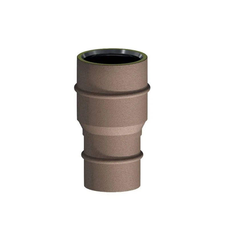 Single-double junction K1RCI ISO10 RUSTY Double wall flue Single-double junction K1RCI ISO10 RUSTY Double wall flue