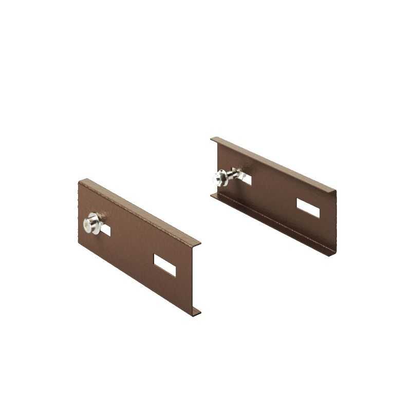 Extensions for wall bracket KCPR ISO25 RUSTY Double wall flue