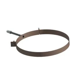 Wall collar with plug KCM RUSTY Double wall flue